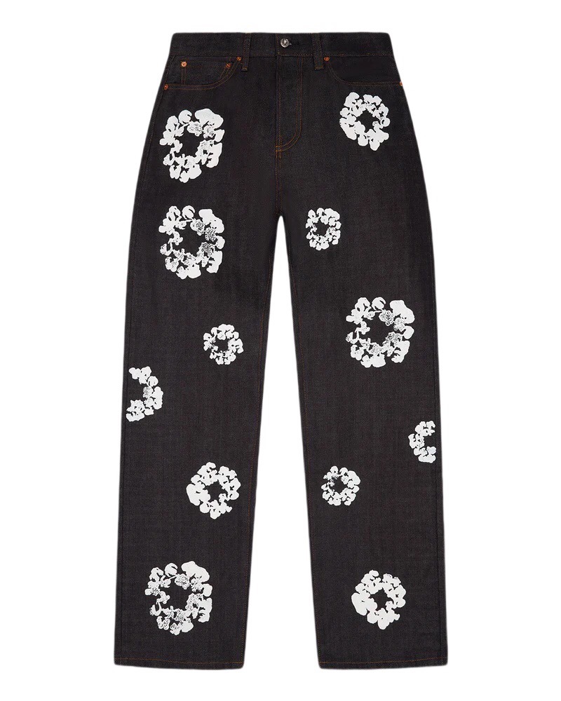 P339 Cotton Denim Jeans - Black