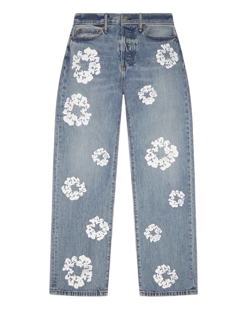 P339 Cotton Denim Jeans - Blue
