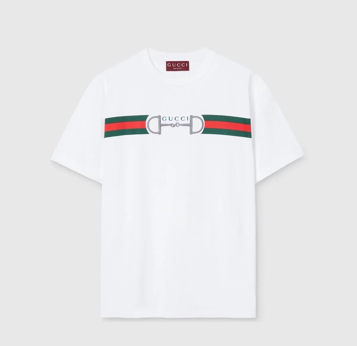 P239 Print and Embroidered Logo T-Shirt - White