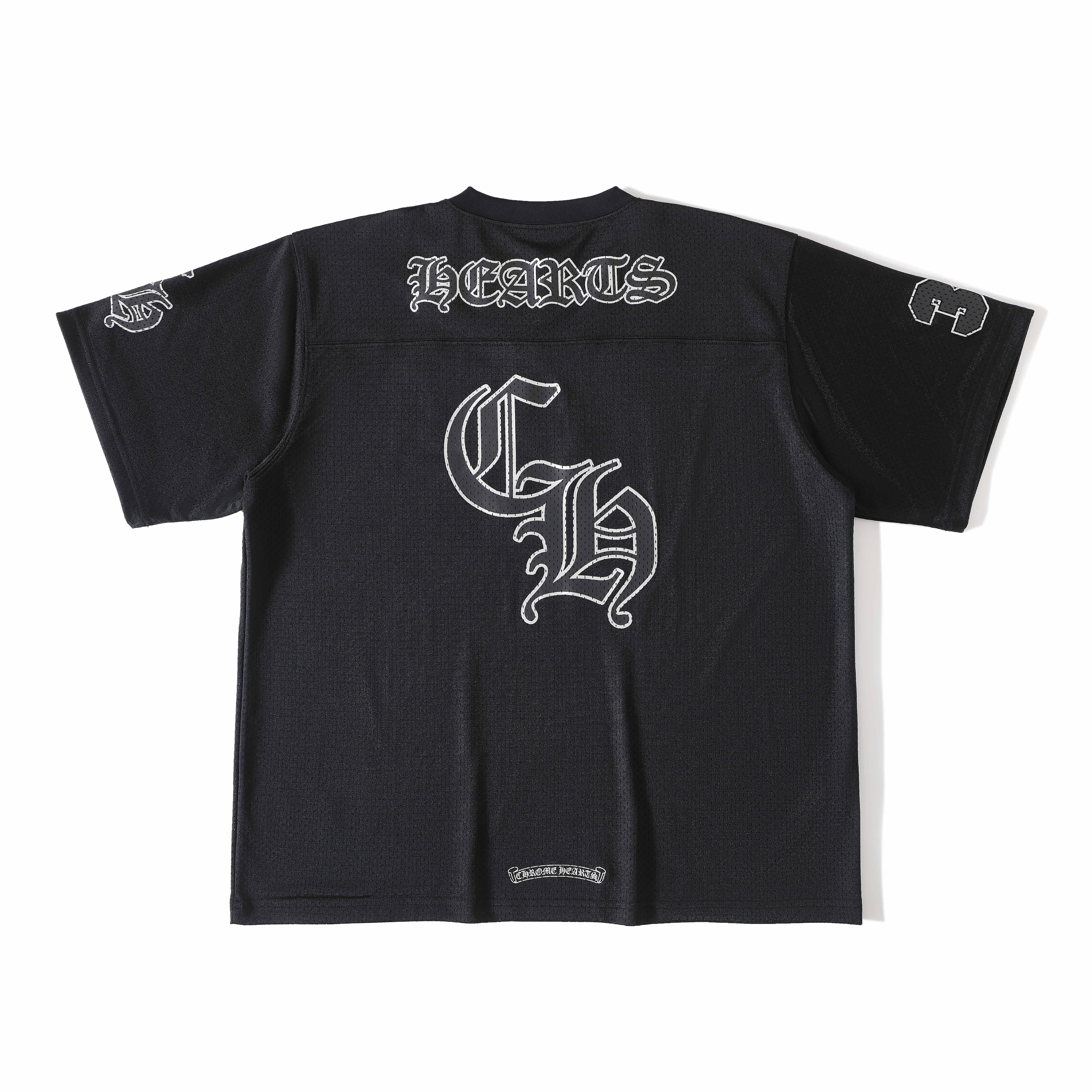 P359 Mesh Short-Sleeve Top - Black