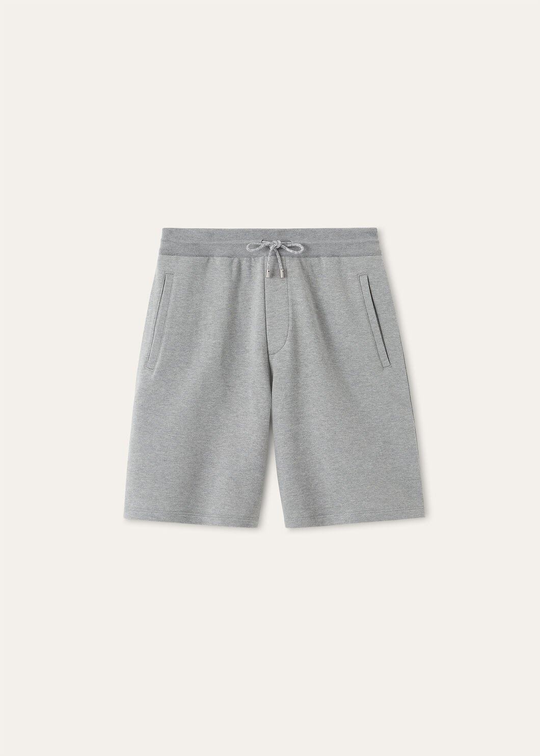 P379 Cotton Shorts - Heather Grey