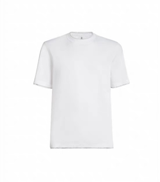 P259 Layered-Look T-Shirt - White
