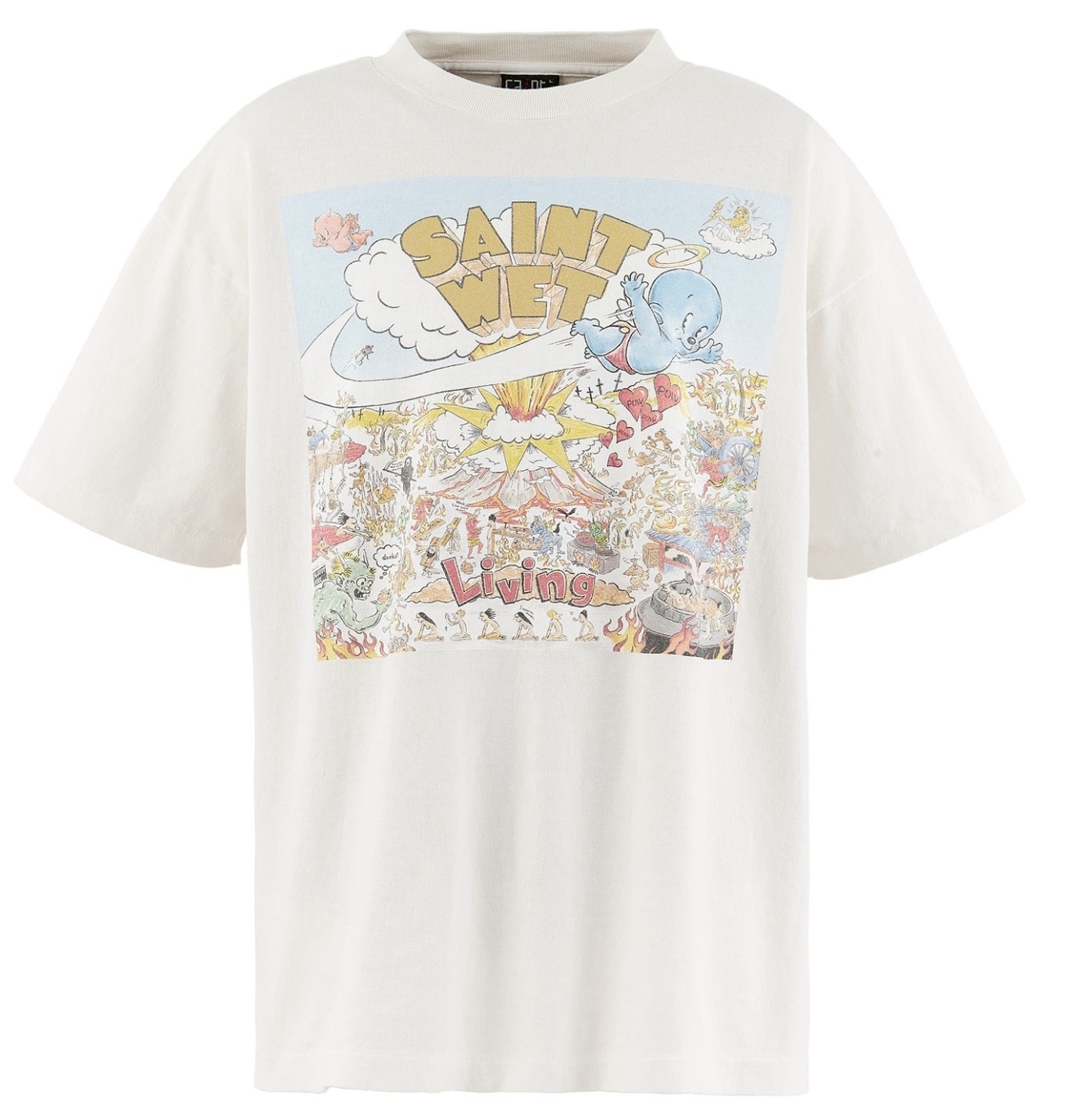 P199 Heaven and Hell Print T-Shirt