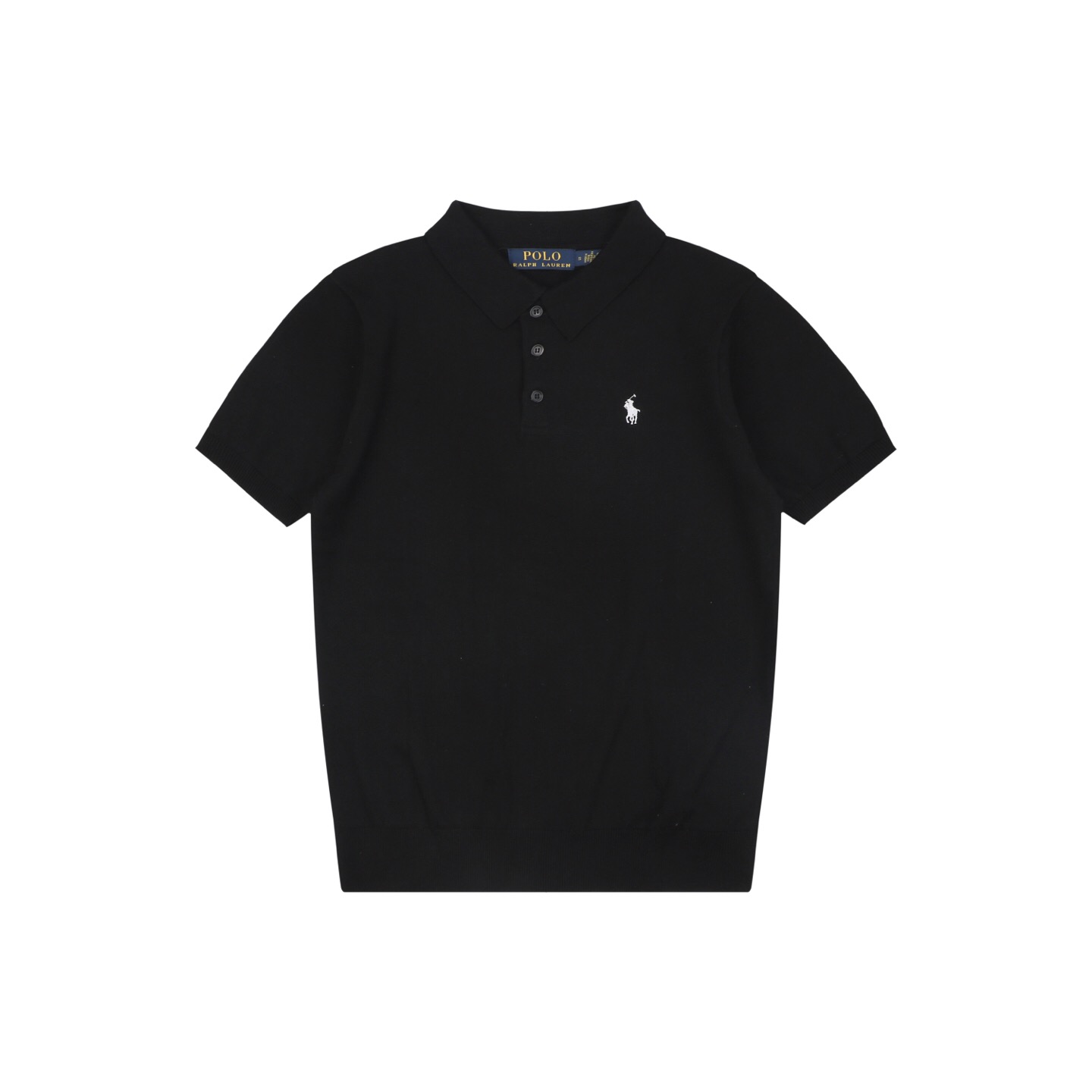 P209 Pony Pique Polo Shirt - Black