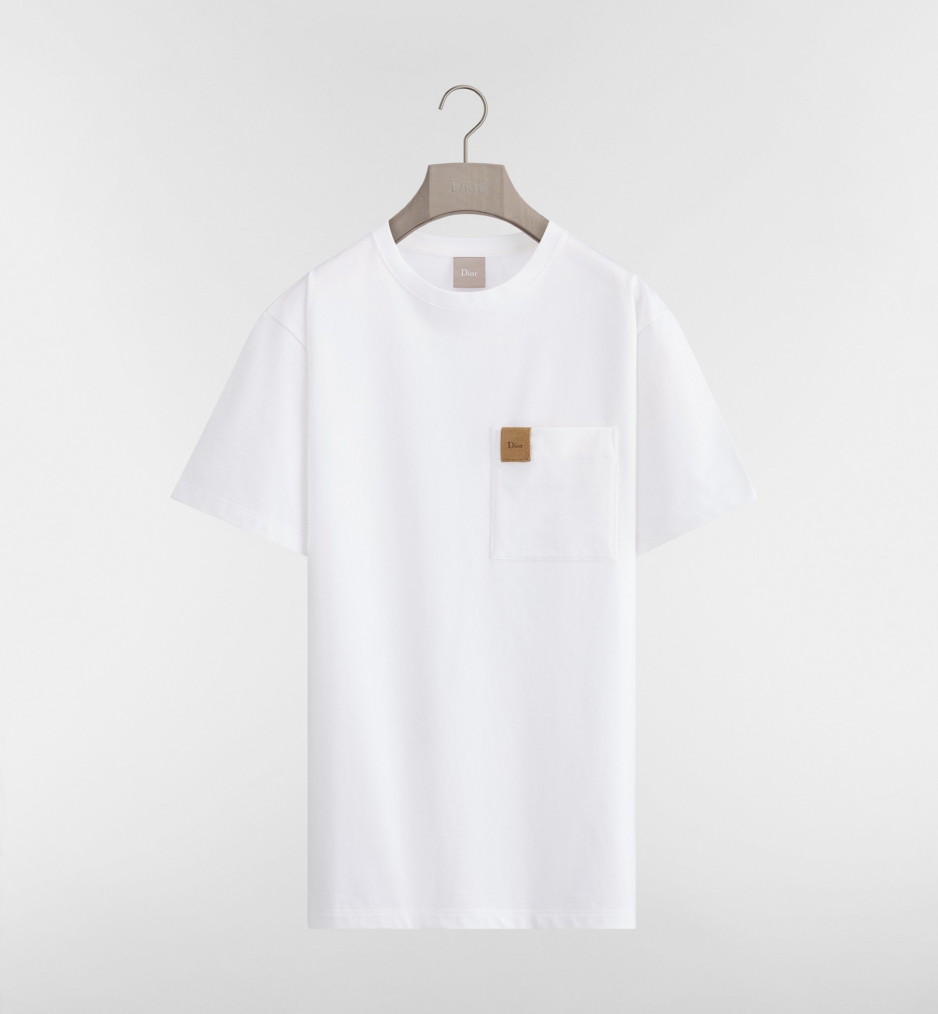 P219 Leather-Label Pocket T-Shirt