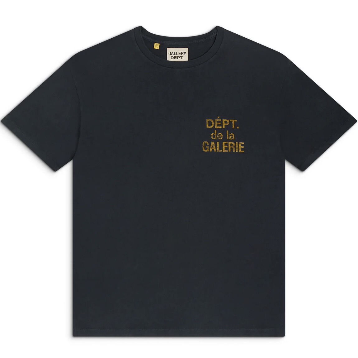 P169 Distressed French Lettering T-Shirt