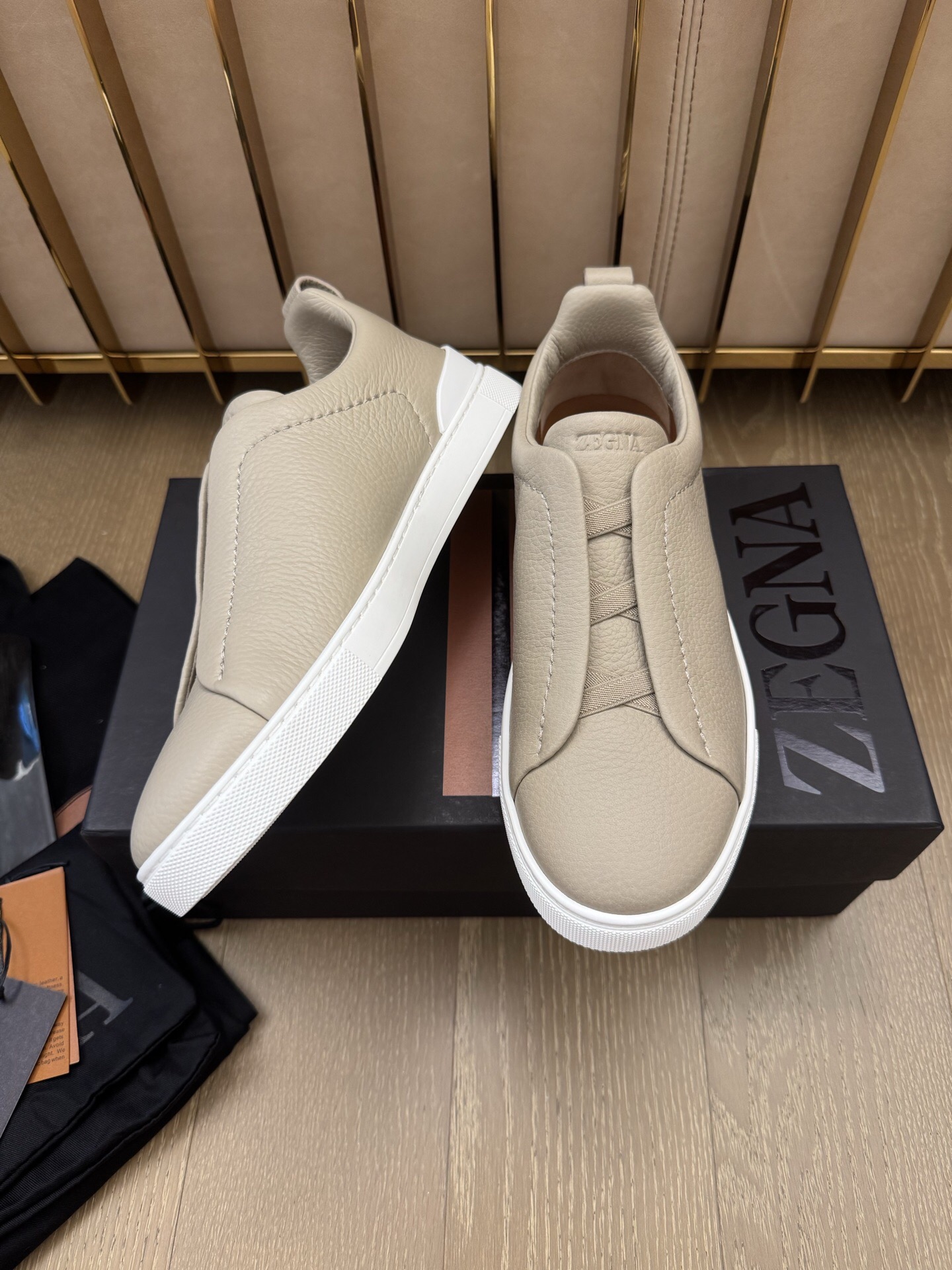 P719 Business Casual Shoes - Apricot