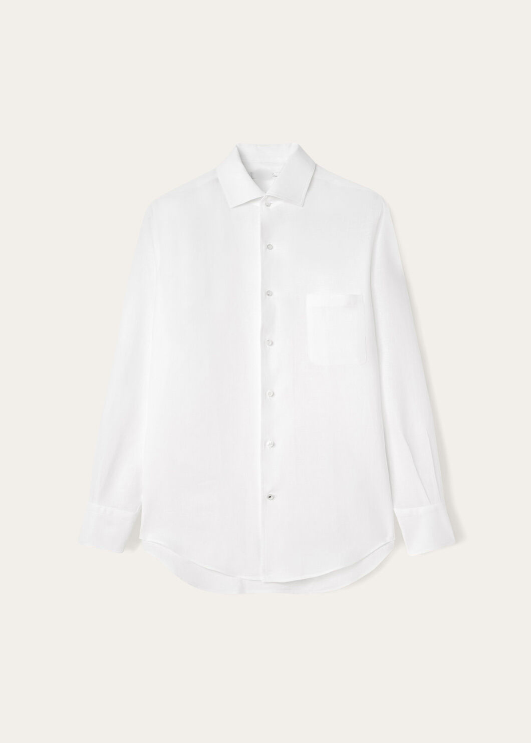 P539 Linen Shirt - White