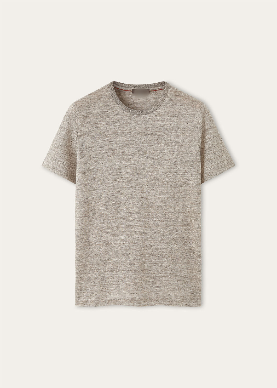 P319 Heather Taupe Linen T-Shirt