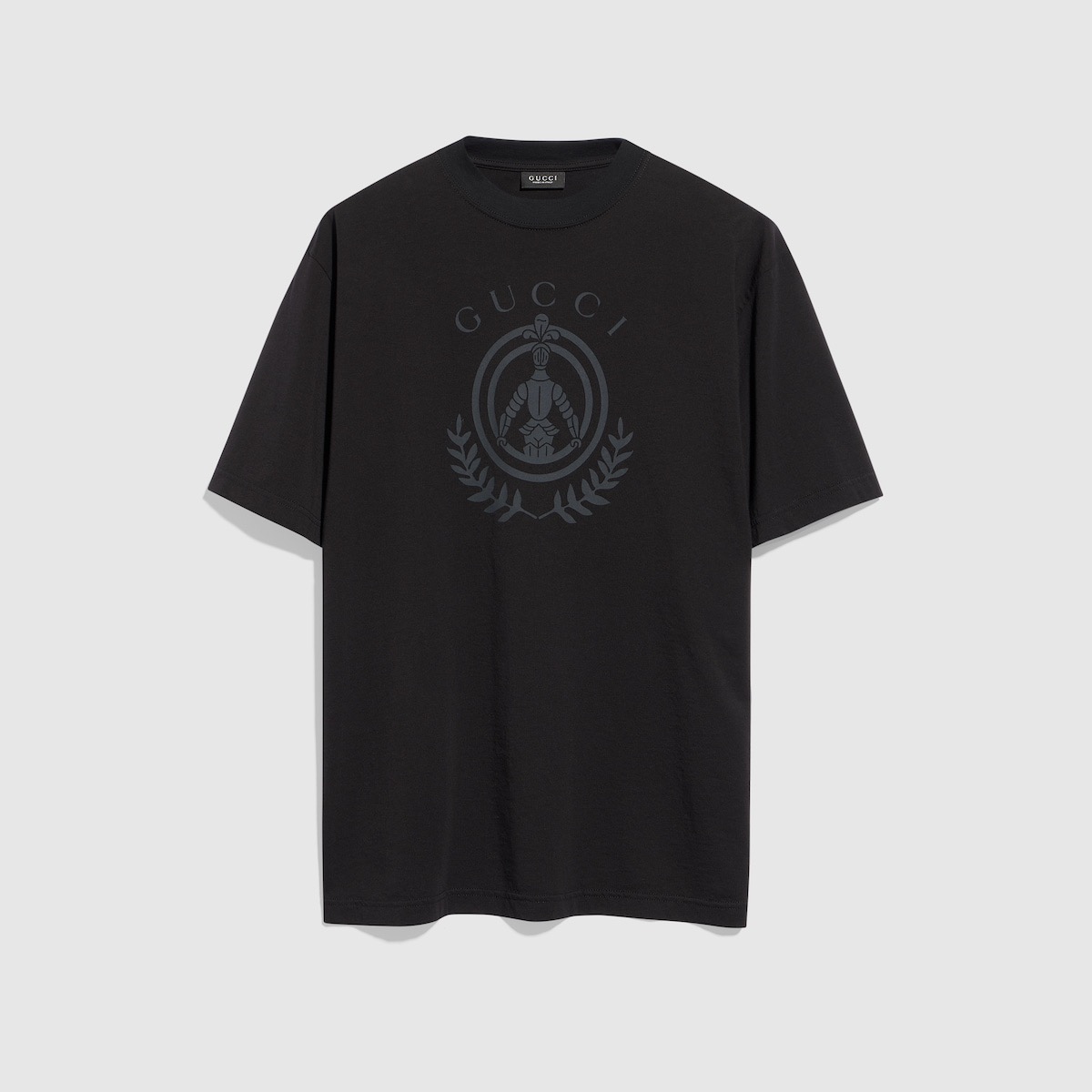 P219 G Badge Print T-Shirt - Black