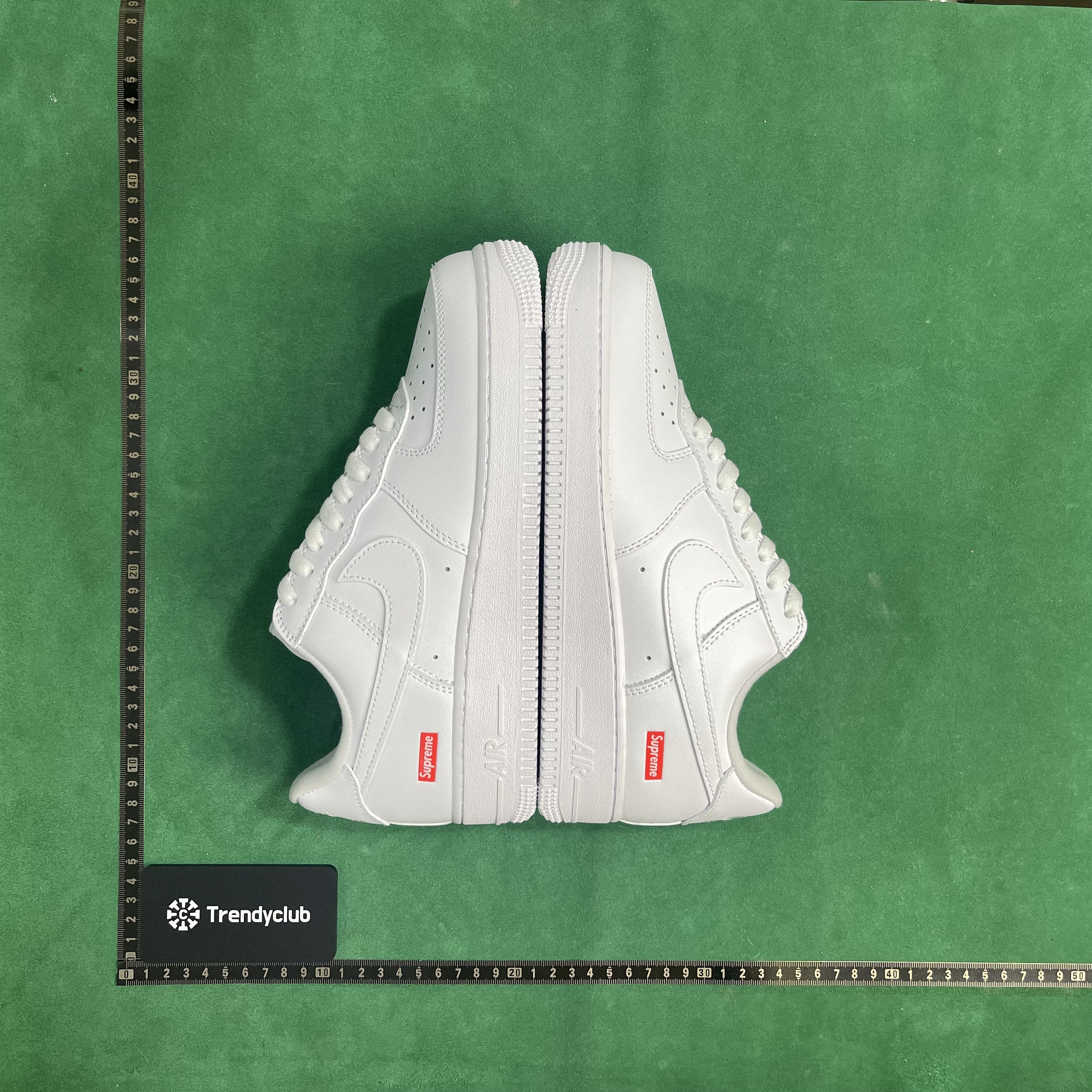 23$ DC Batch SupremexNike Air Force1"box logo"低帮 sup空军 板鞋男女同款 白色 黑色 主货号：CU9225-100ZL#1.5 · image 7