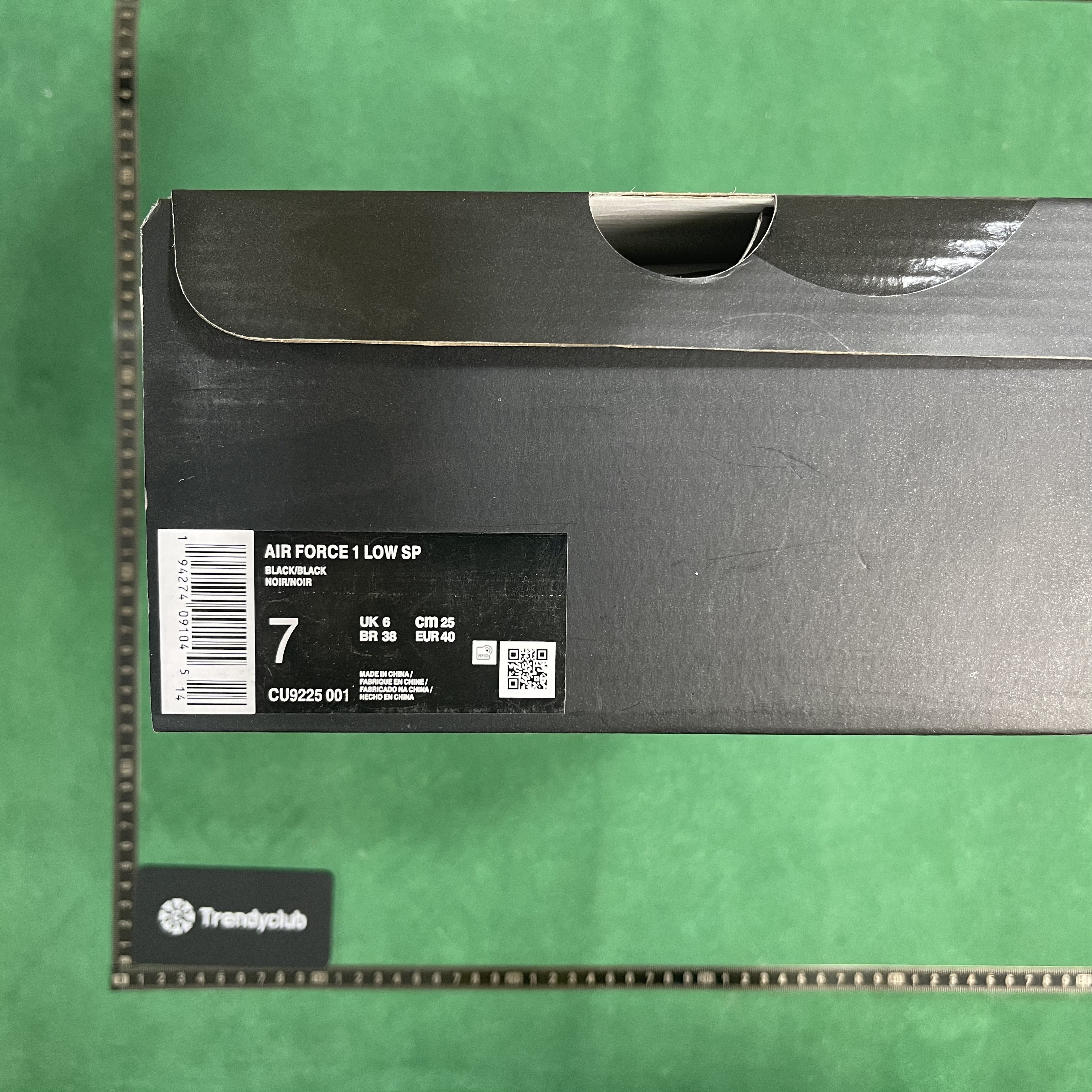 23$ DC Batch SupremexNike Air Force1"box logo"低帮 sup空军 板鞋男女同款 白色 黑色 主货号：CU9225-100ZL#1.5 · image 7
