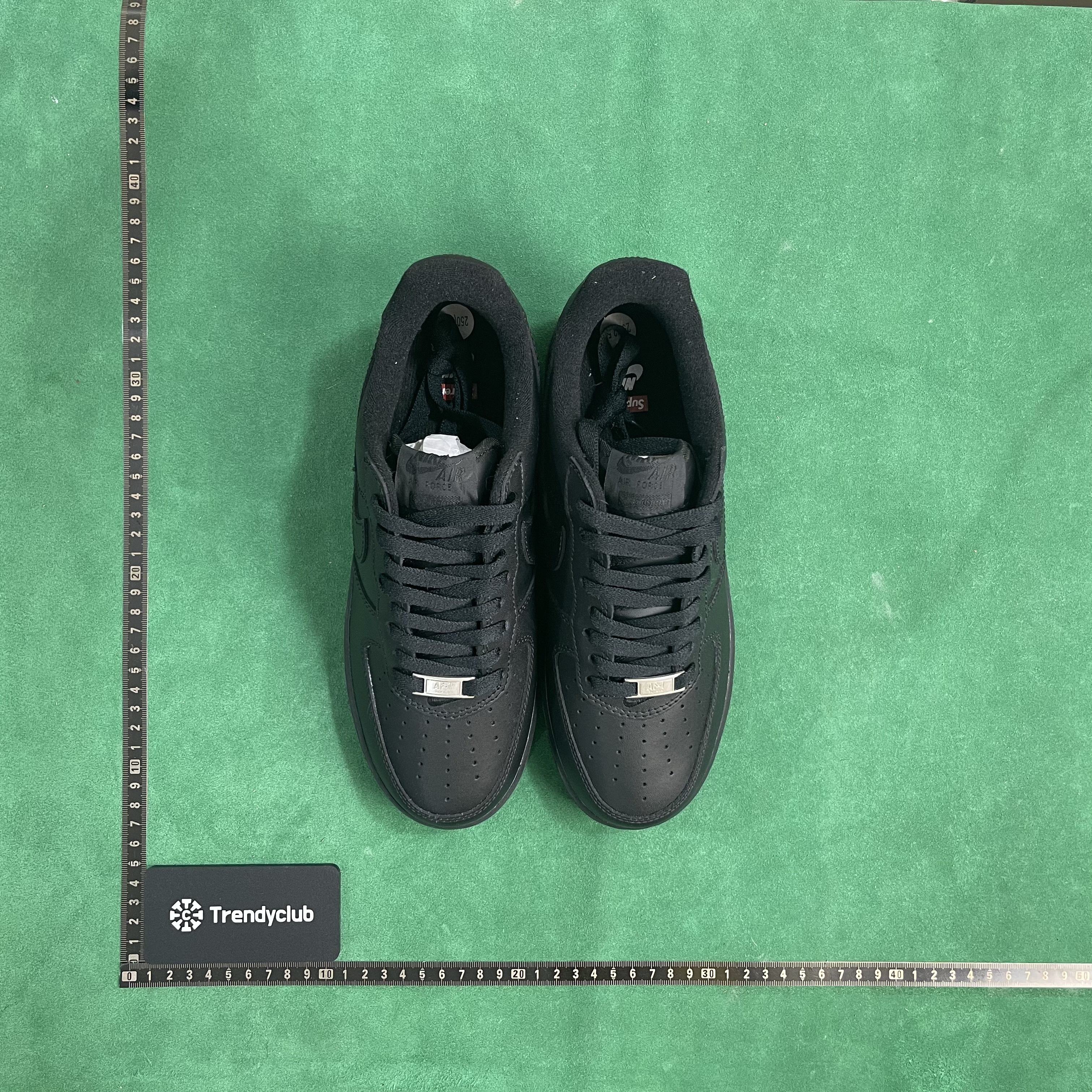 23$ DC Batch SupremexNike Air Force1"box logo"低帮 sup空军 板鞋男女同款 白色 黑色 主货号：CU9225-100ZL#1.5 · image 5