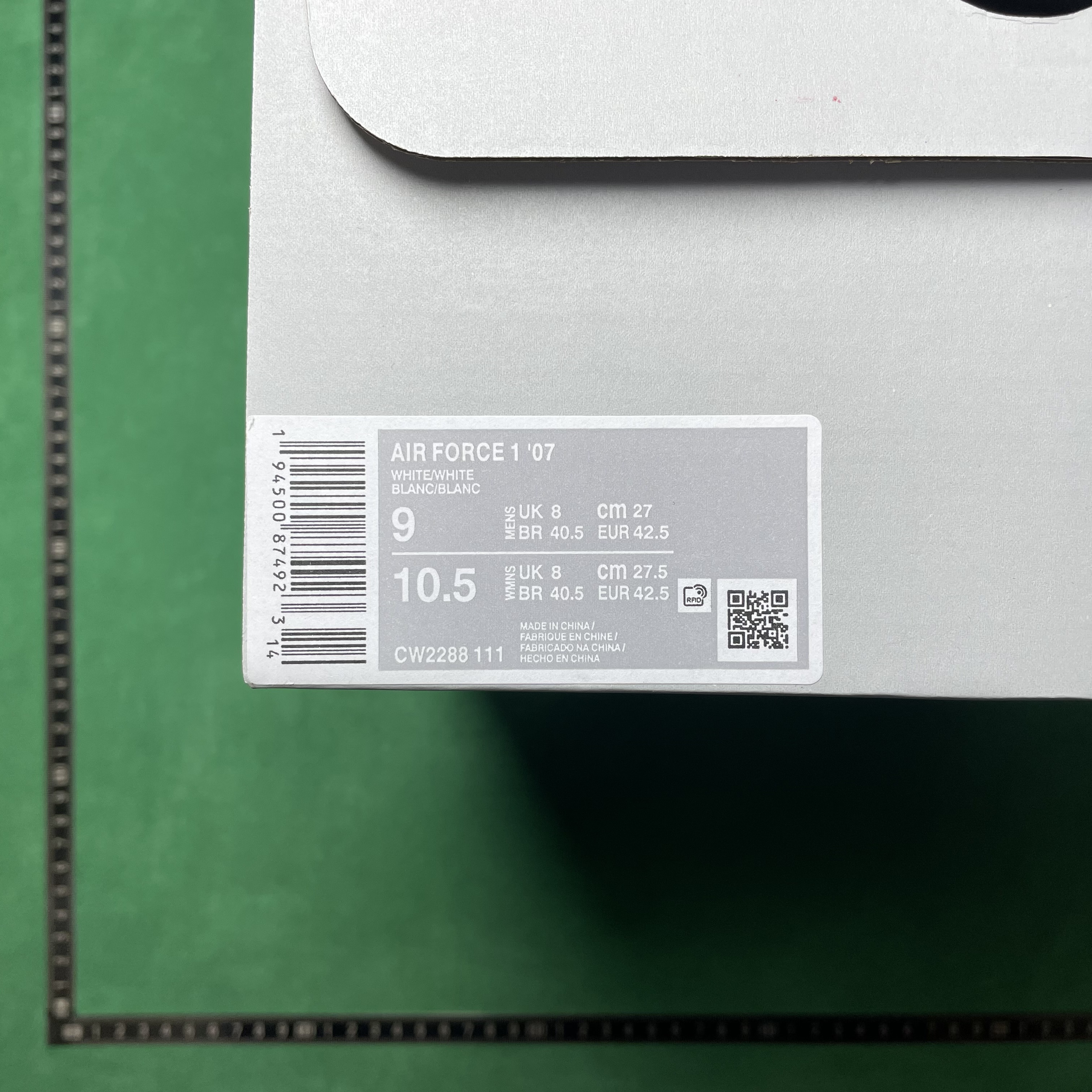 18$ DC Batch 空军一号 白色低帮 Air Force 1 AF1 35.5-47.5  ZL#1.7 · image 19