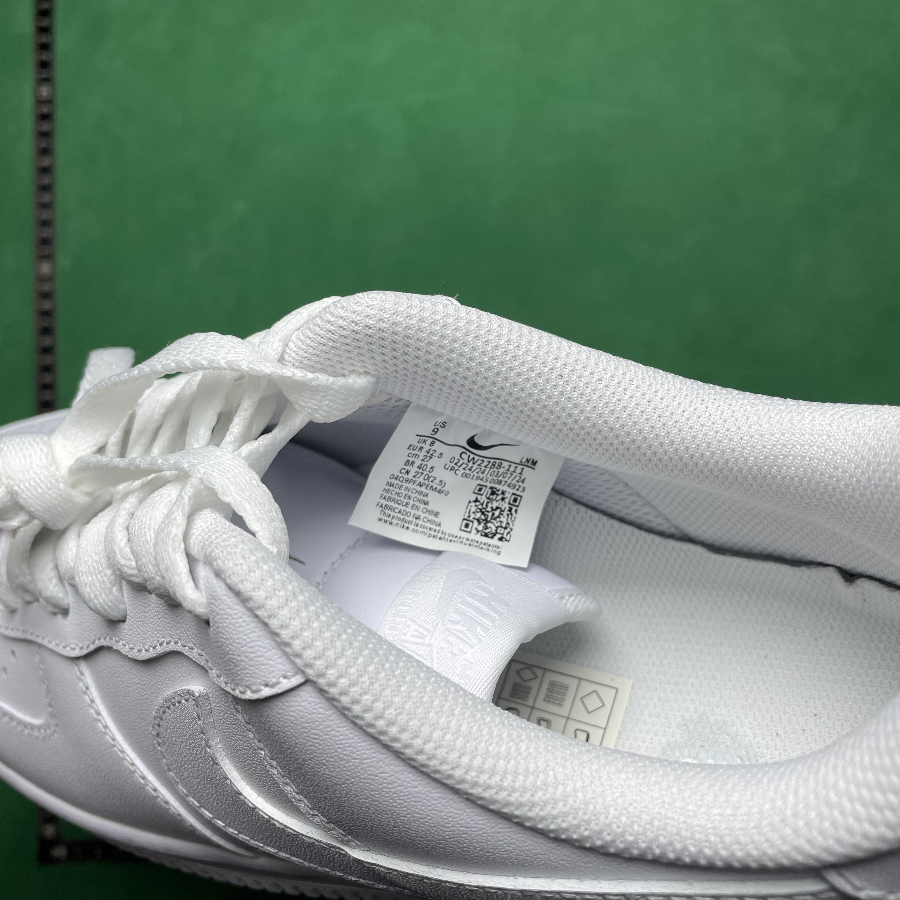 18$ DC Batch 空军一号 白色低帮 Air Force 1 AF1 35.5-47.5  ZL#1.7 · image 7