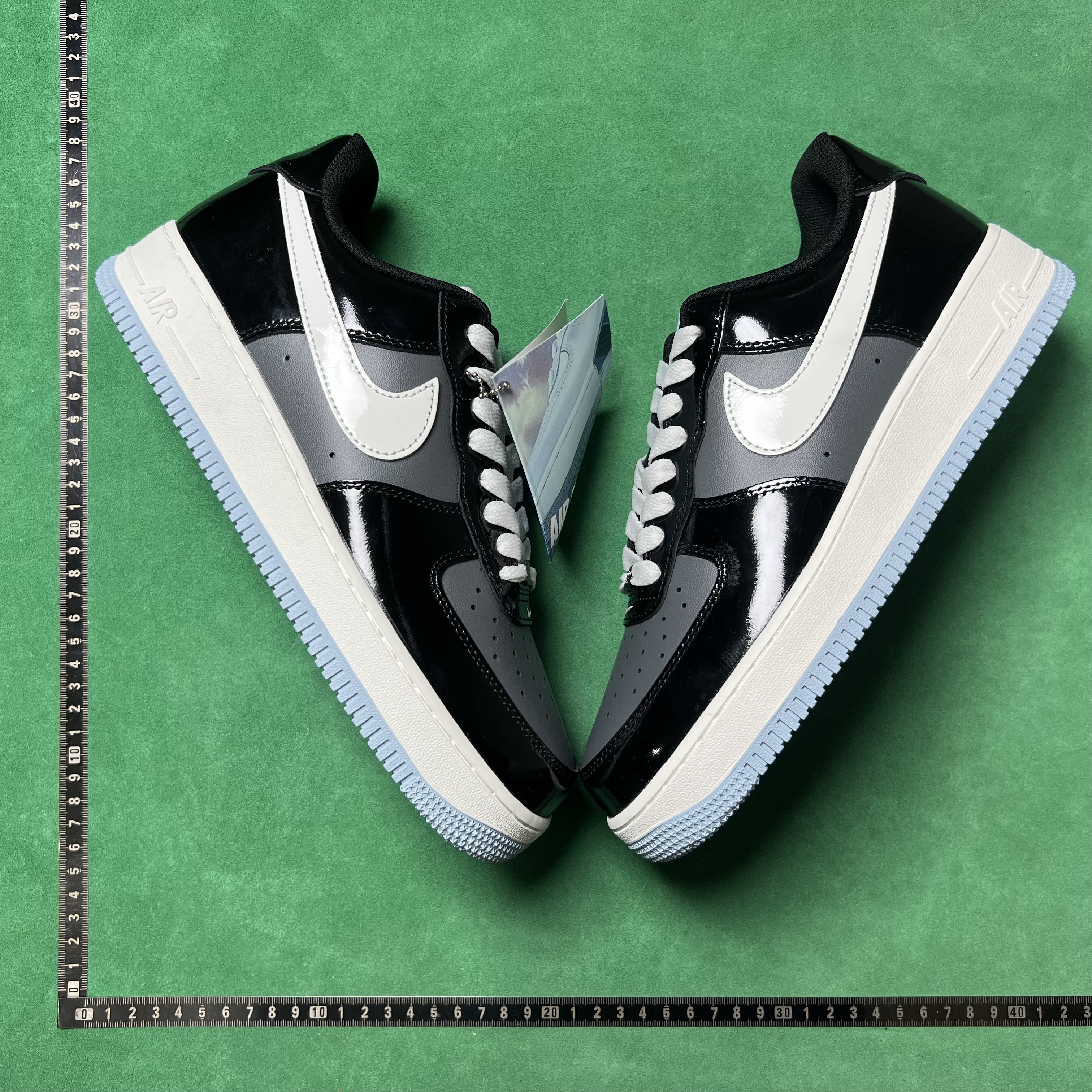 22$ DC Batch Nike Air Force 1 时尚舒适 防滑耐磨 低帮 板鞋 男女同款 黑色 ZL#1.5 · image 22