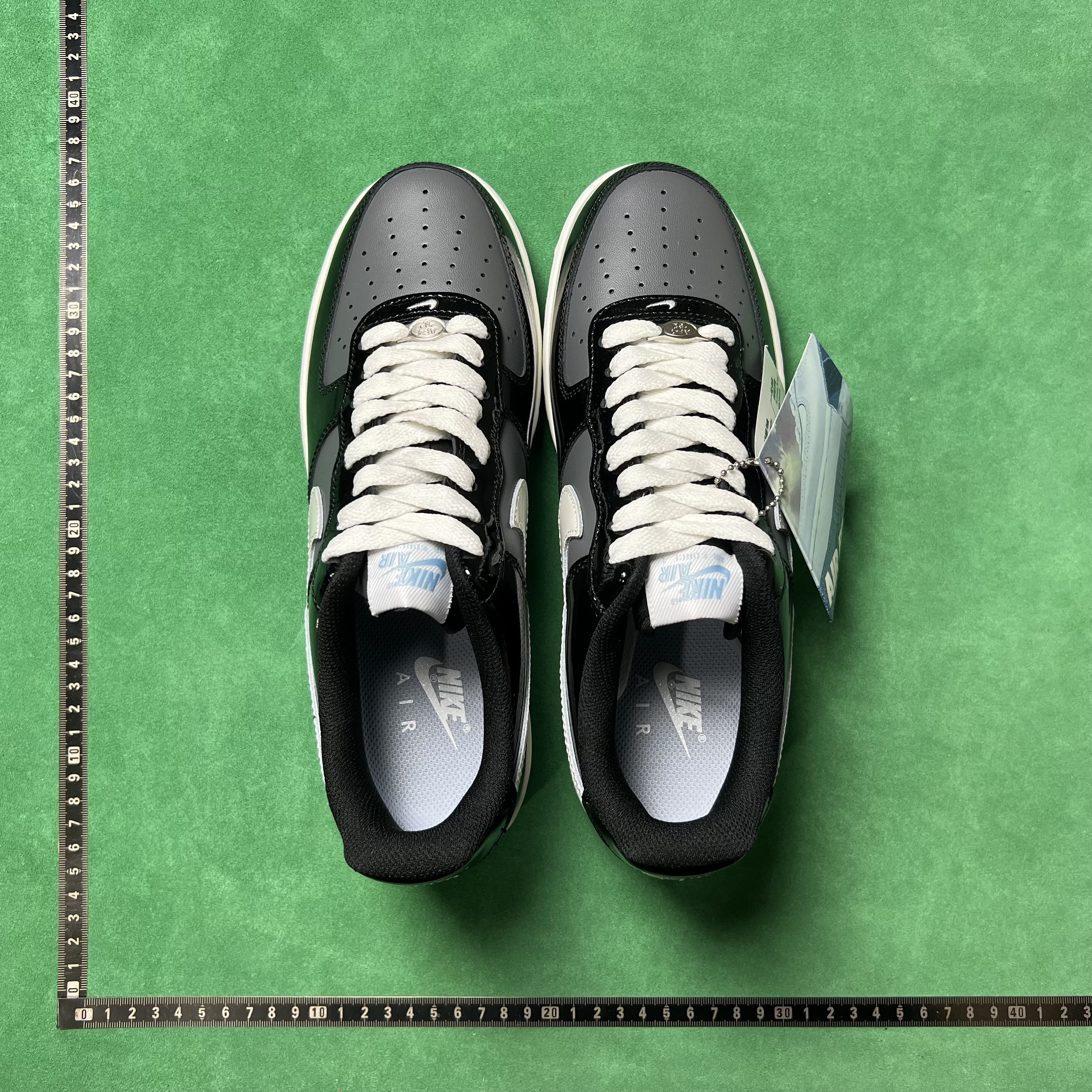 22$ DC Batch Nike Air Force 1 时尚舒适 防滑耐磨 低帮 板鞋 男女同款 黑色 ZL#1.5 · image 19