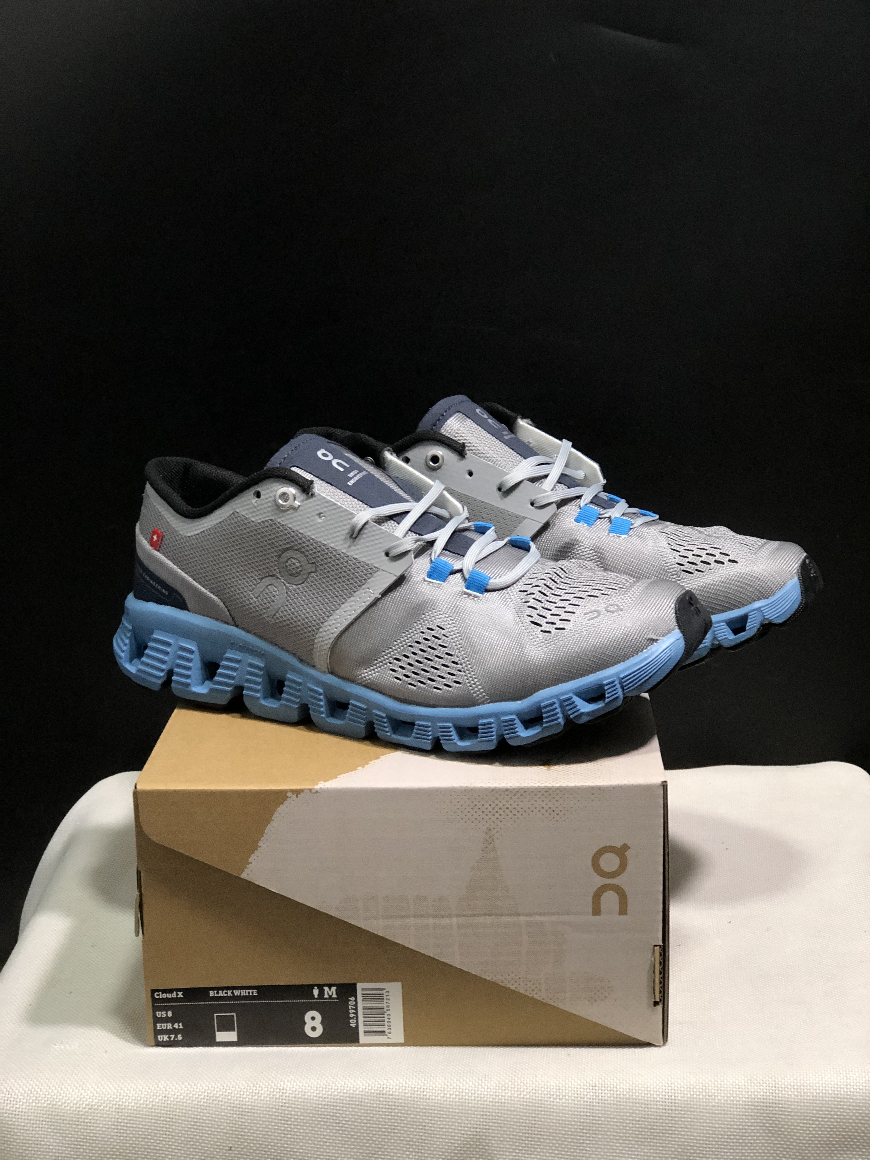 On Cloud X 1 - Alloy Grey - Size 36–45