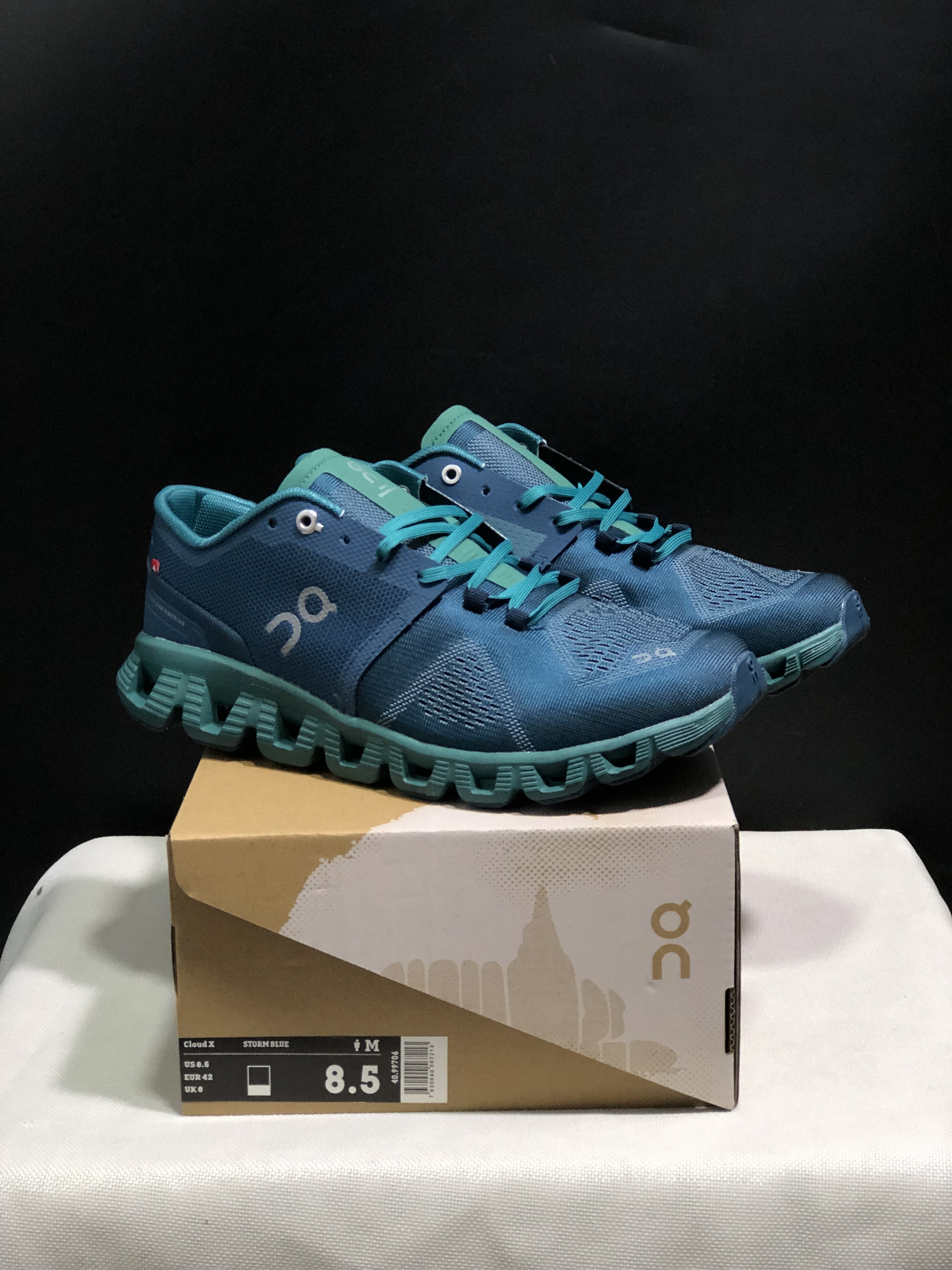 On Cloud X 1 - Storm Blue - Size 36–45
