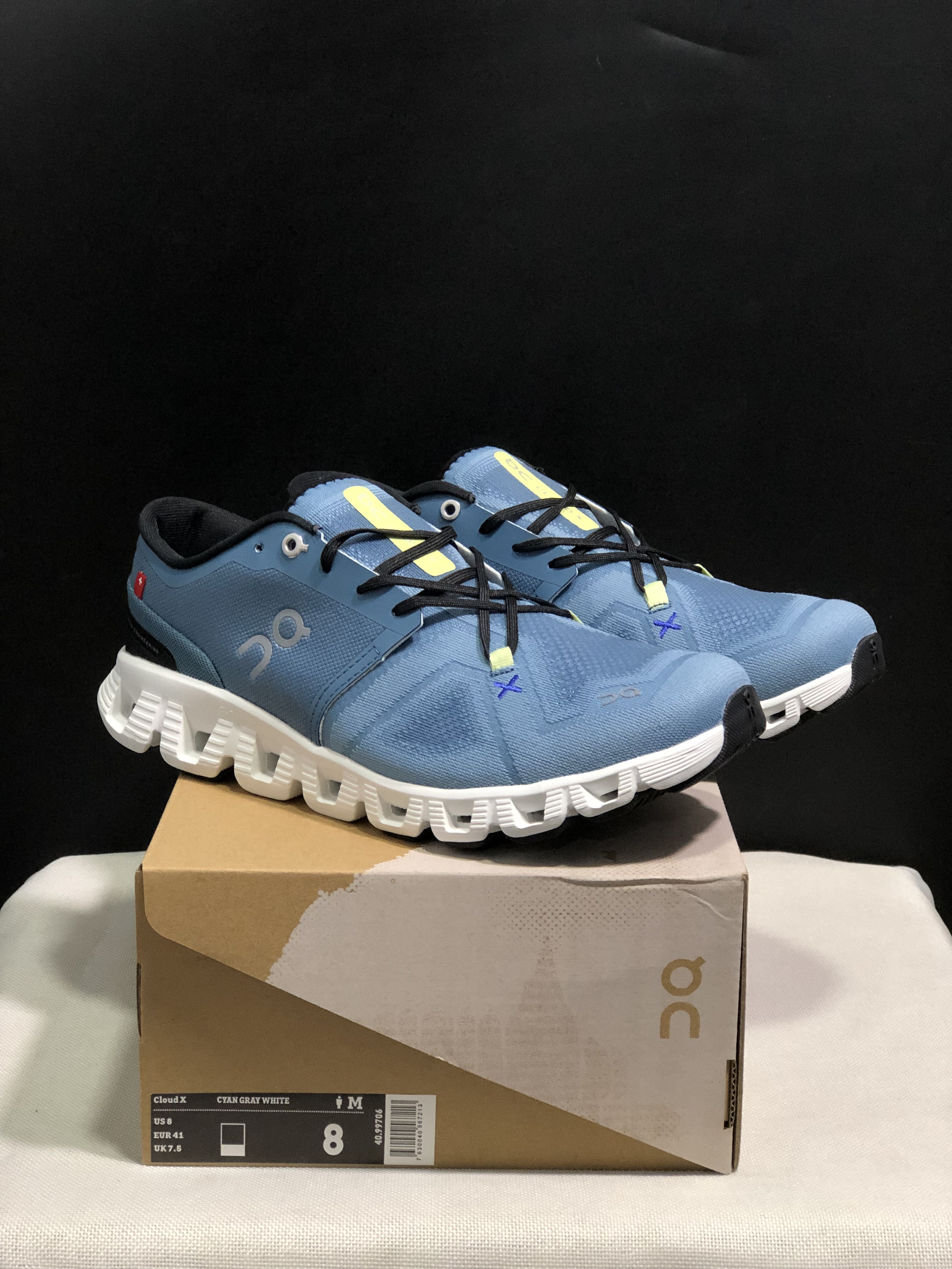 On Cloud X3 Running Shoes - Teal Blue - Size 36–45