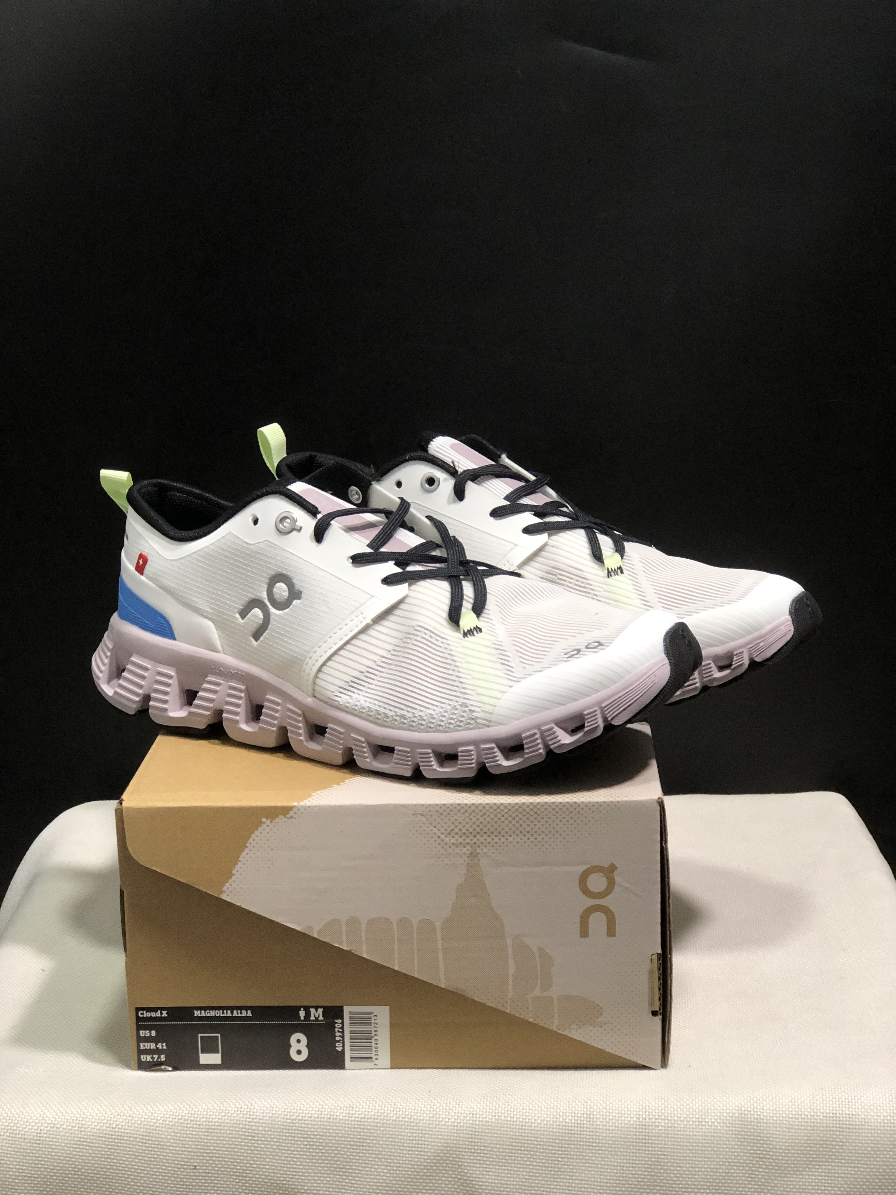 On Cloud X3 Shift Running Shoes - White Orchid - Size 36–45
