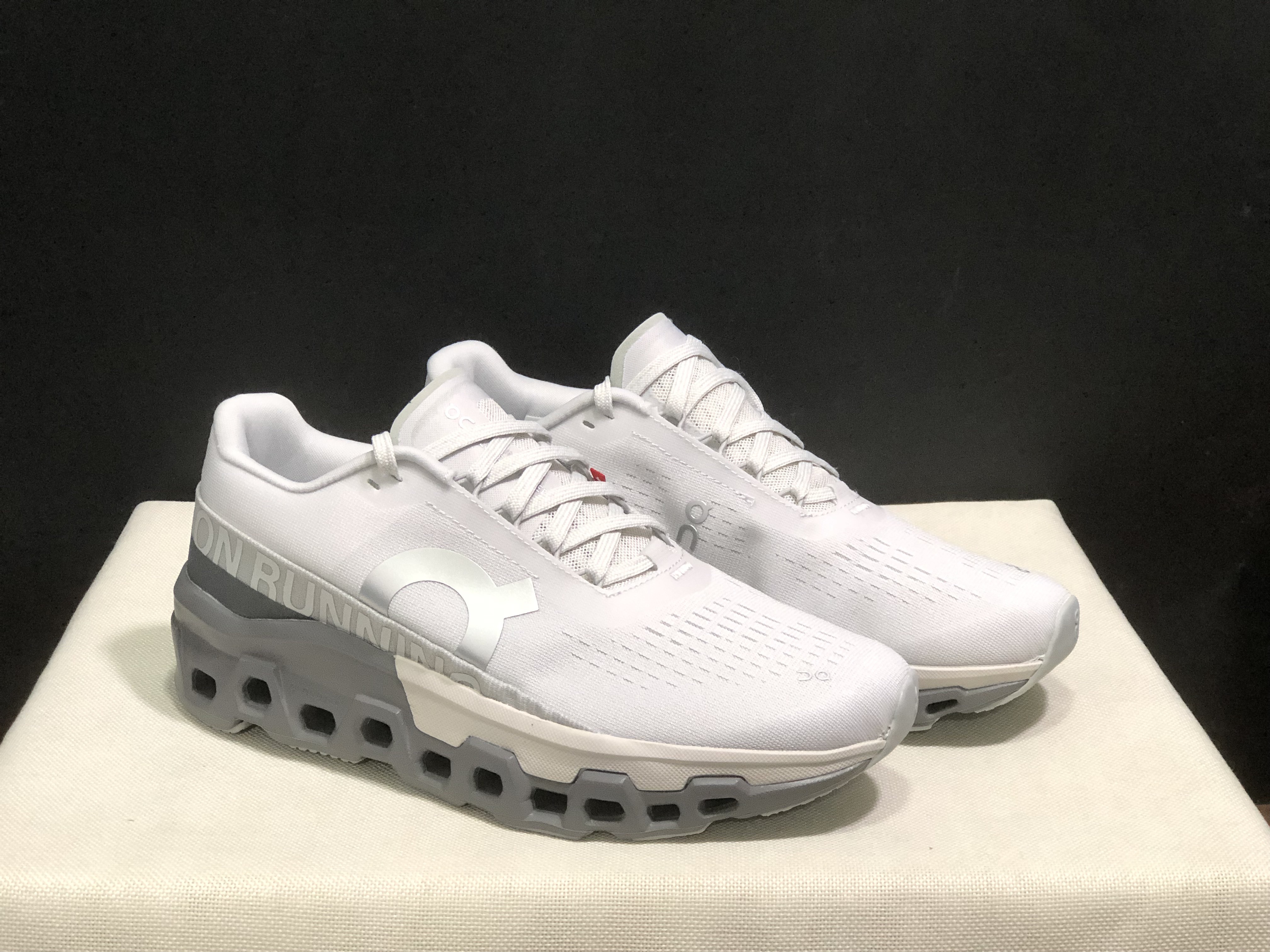On Cloudmonster 2 - White/Grey - Size 36–45