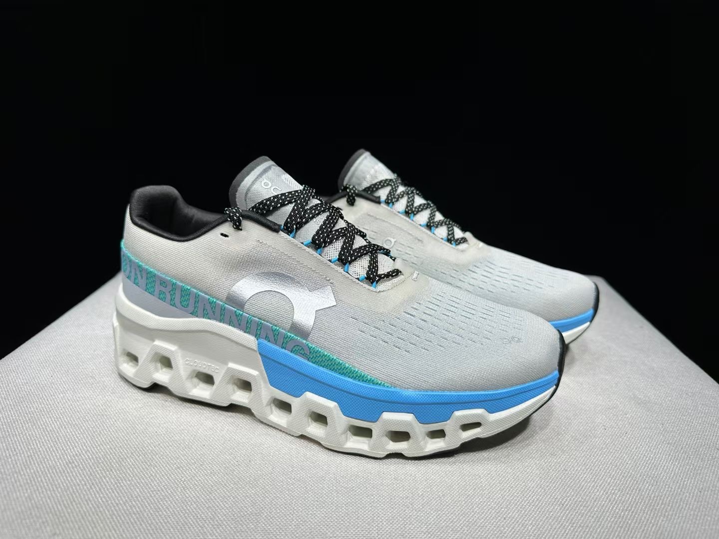 On Cloudmonster 2 - Cream White/Sky Blue - Size 36–45