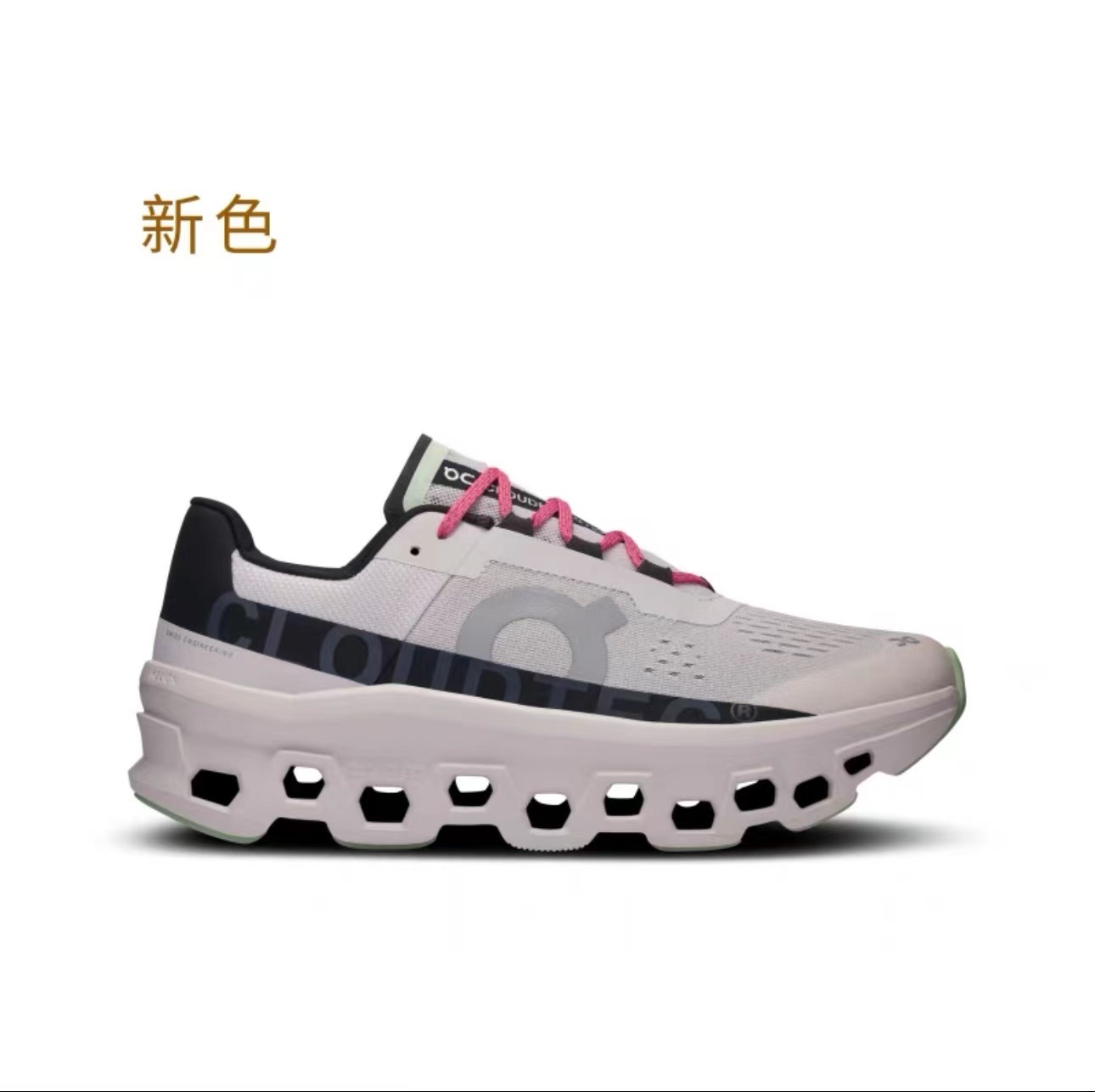 ON Cloudmonster 小怪兽一代雾白黑36-45 · image 9