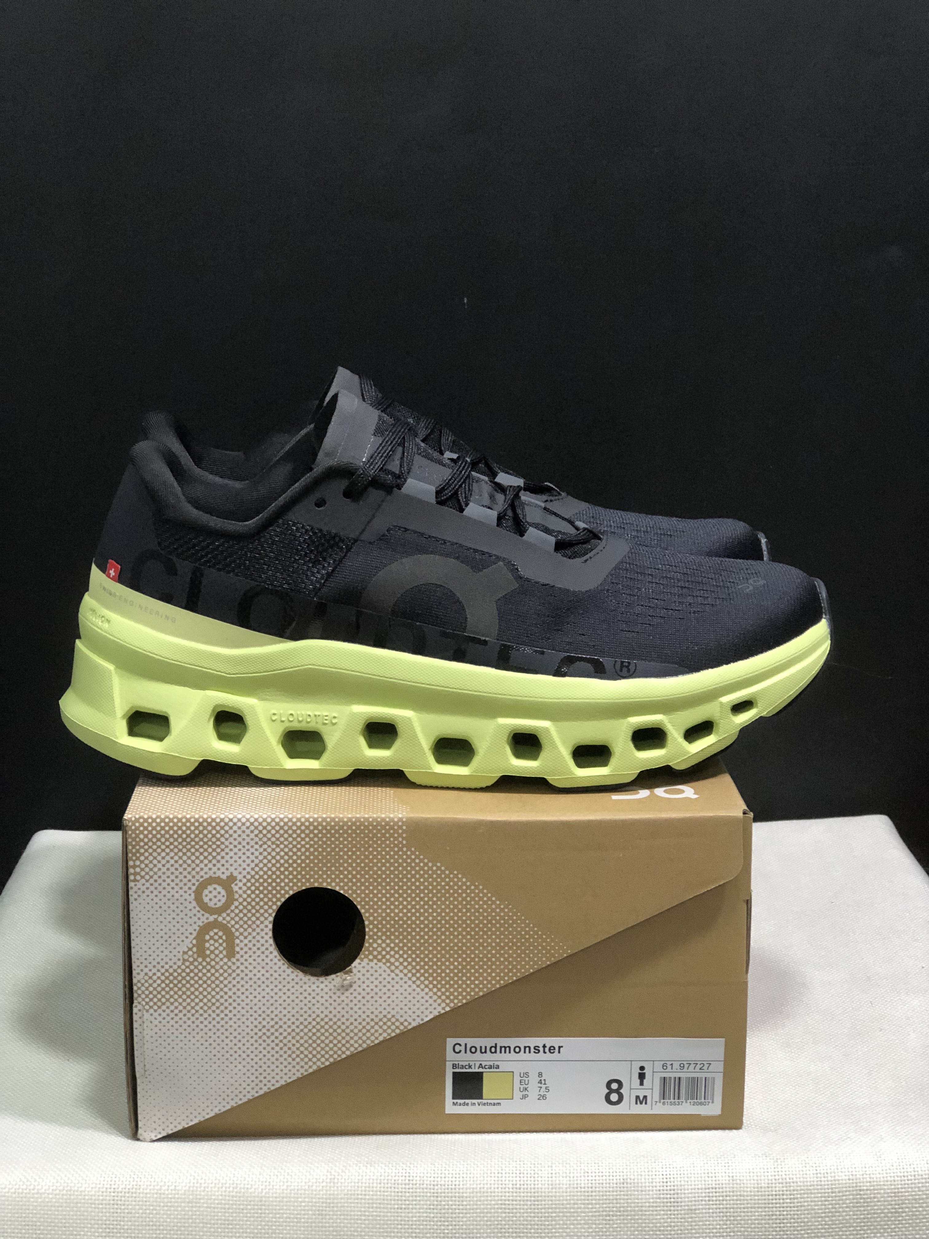 ON Cloudmonster 小怪兽一代 黑荧光黄 36-45 · image 16