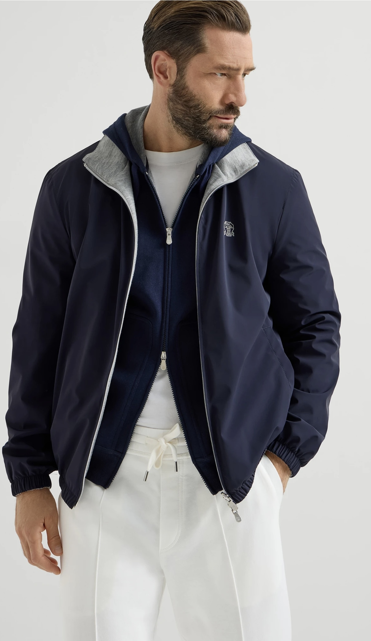 P1169 Front and back jacket (navy blue) · image 13