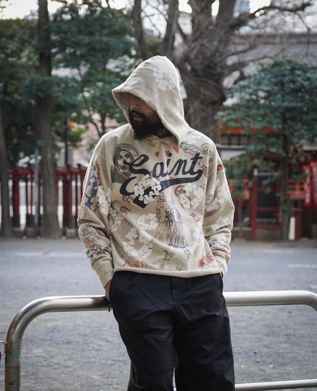 P379 Cotton print hoodie · image 20